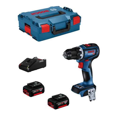 Trapano Avvitatore BOSCH GSR 18V-90 C (2 x 4,0 Ah + GAL18V-40 + L-Boxx 136)
