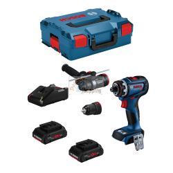Trapano Avvitatore BOSCH GSR 18V-90 FC (2 x 4,0 Ah ProCORE + GAL18V-40 + L-Boxx 136 + 2 teste)