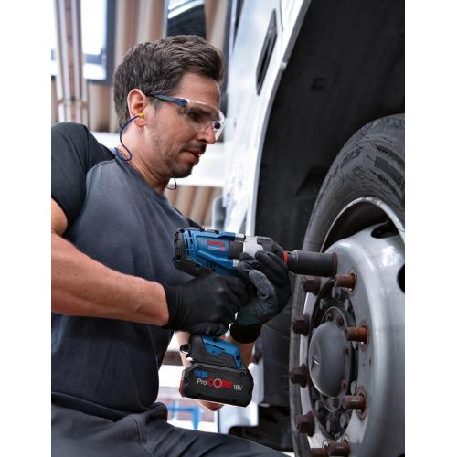 Avvitatore a massa battente BOSCH GDS 18V-1000 (2 x 5,5 Ah ProCORE + GAL1880CV + L-Boxx 136)