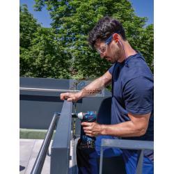 Avvitatore a massa battente BOSCH GDS 18V-330 HC (2 x 5,0 Ah + GAL18V-40 + L-Boxx 136)