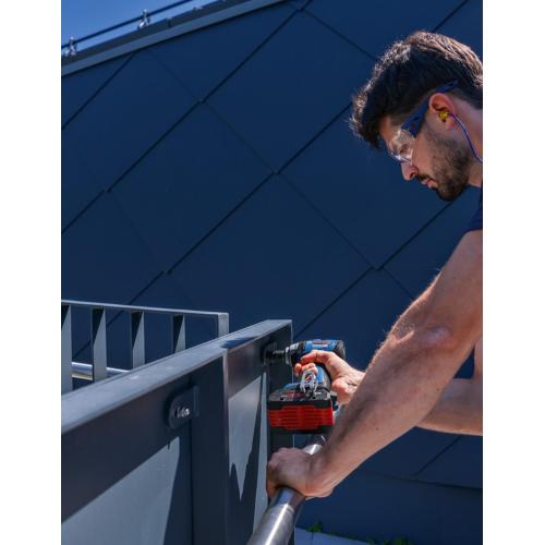 Avvitatore a massa battente BOSCH GDS 18V-330 HC (2 x 5,0 Ah + GAL18V-40 + L-Boxx 136)