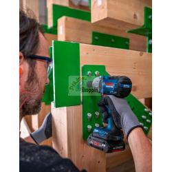 Avvitatore a massa battente BOSCH GDS 18V-450 PC (2 x 4,0 Ah ProCORE + GAL18V40 + L-Boxx 136 + modulo Bluetooth)