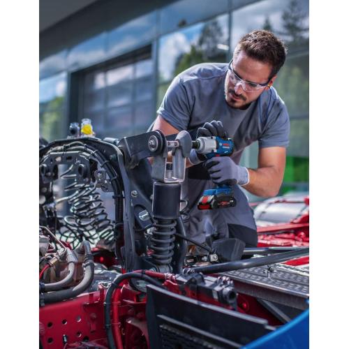 Avvitatore a massa battente BOSCH GDS 18V-450 PC (2 x 4,0 Ah ProCORE + GAL18V40 + L-Boxx 136 + modulo Bluetooth)