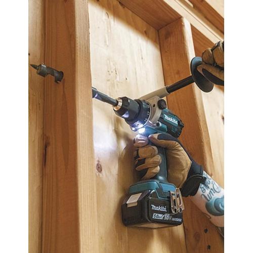 Trapano a Percussione MAKITA DHP486RTJ (2 x 5,0 Ah + DC18RC + MAKPAC 2)