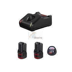 Power Set BOSCH (2 x 12V 2,0 Ah + GAL12V-40)
