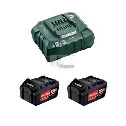 Power Set METABO (2 x 18V 4,0 Ah + ASC55)
