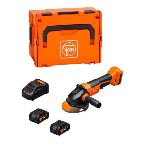 Smerigliatrice Angolare FEIN CCG 18-125-10 PD AS (2 x 5,0 Ah + GAL1880CV + L-Boxx 238)