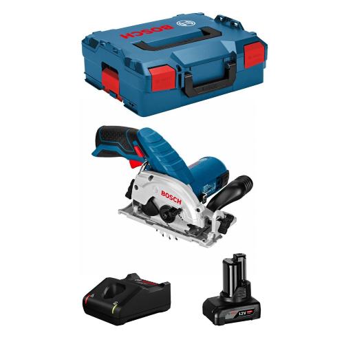 Sega Circolare BOSCH GKS 12V-26 (1 x 6,0 Ah + GAL12V-40 + L-Boxx 136)