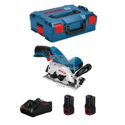 Sega Circolare BOSCH GKS 12V-26 (2 x 3,0 Ah + GAL12V-40 + L-Boxx 136)