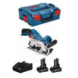 Sega Circolare BOSCH GKS 12V-26 (2 x 6,0 Ah + GAL12V-40 + L-Boxx 136)