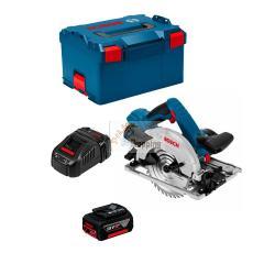 Sega Circolare BOSCH GKS 18V-57 G (1 x 5,0Ah + GAL1880CV + L-Boxx 238)