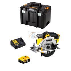 Sega Circolare DeWALT DCS391P1 (1 x 5,0 Ah + DCB115 + TSTAK VI)