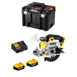 Sega Circolare DeWALT DCS391P2 (2 x 5,0 Ah + DCB115 + TSTAK VI)