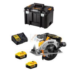 Sega Circolare DeWALT DCS565P2T (2 x 5,0 Ah + DCB115 + TSTAK VI)