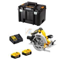 Sega Circolare DeWALT DCS570P2T (2 x 5,0 Ah + DCB115 + TSTAK VI)