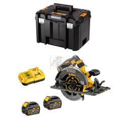 Sega Circolare DeWALT DCS579T2 FlexVolt (2 x 54V/18V 6,0 Ah + DCB118 + TSTAK VI)