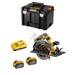Sega Circolare DeWALT DCS579X2 FlexVolt (2 x 54V/18V 9,0 Ah + DCB118 + TSTAK VI)