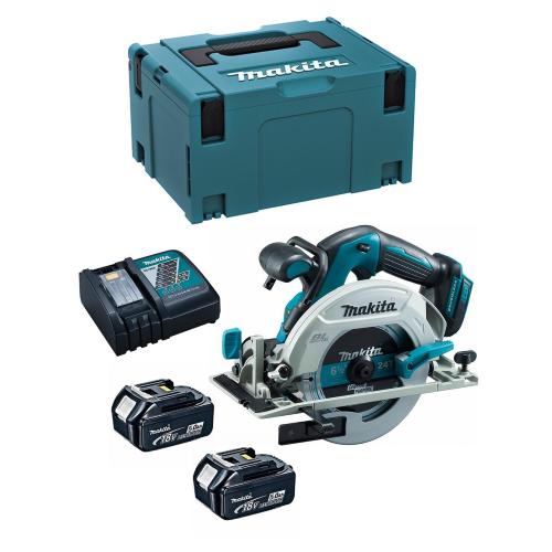 Sega Circolare MAKITA DHS680RTJ (2 x 5,0 Ah + DC18RC + MAKPAC 3)
