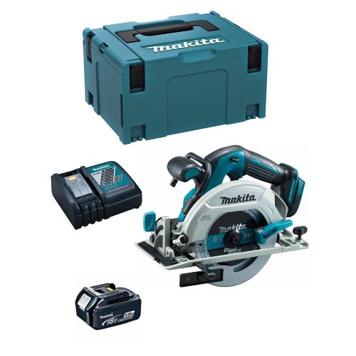 Sega Circolare MAKITA DHS680RTJ1 (1 x 5,0 Ah + DC18RC + MAKPAC 3)