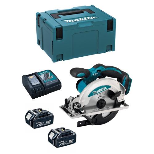 Sega Circolare MAKITA DSS610RTJ (2 x 5,0 Ah + DC18RC + MAKPAC 3)