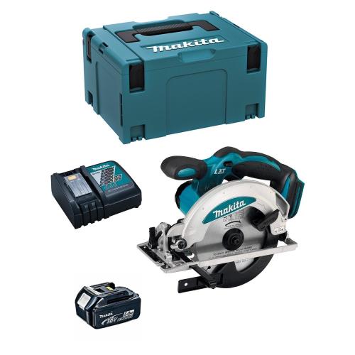 Sega Circolare MAKITA DSS610RTJ1 (1 x 5,0 Ah + DC18RC + MAKPAC 3)