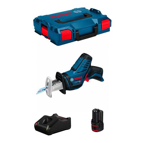 Sega Universale BOSCH GSA 12V-14 (1 x 3,0 Ah + GAL12V-40 + L-Boxx 102)