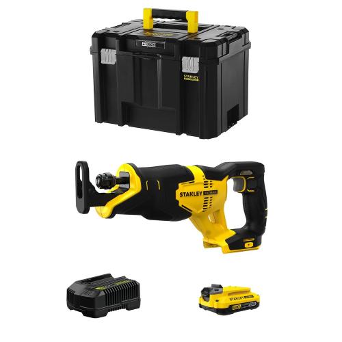 Sega Universale STANLEY FatMax SFMCS300D1T (1 x 2,0 Ah + Caricabatteria + TSTAK VI)
