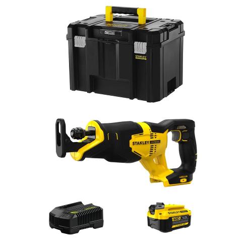 Sega Universale STANLEY FatMax SFMCS300M1T (1 x 4,0 Ah + Caricabatteria + TSTAK VI)
