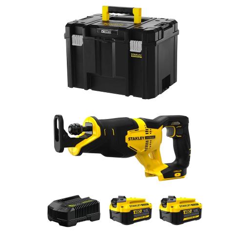 Sega Universale STANLEY FatMax SFMCS300M2T (2 x 4,0 Ah + Caricabatteria + TSTAK VI)