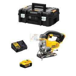Seghetto Alternativo DeWALT DCS331P1 (1 x 5,0 Ah + DCB115 + TSTAK II)