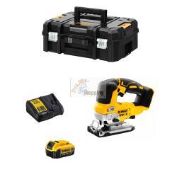 Seghetto Alternativo DeWALT DCS334M1T (1 x 4,0 Ah + DCB115 + TSTAK II)