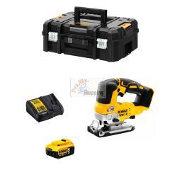 Seghetto Alternativo DeWALT DCS334P1T (1 x 5,0 Ah + DCB115 + TSTAK II)