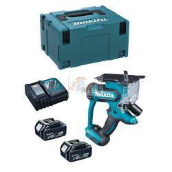 Seghetto per cartongesso MAKITA DSD180RTJ (2 x 5,0 Ah + DC18RC + MAKPAC 3)