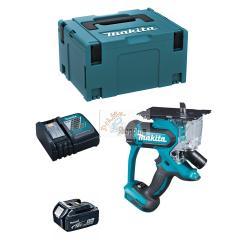 Seghetto per cartongesso MAKITA DSD180RTJ1 (1 x 5,0 Ah + DC18RC + MAKPAC 3)