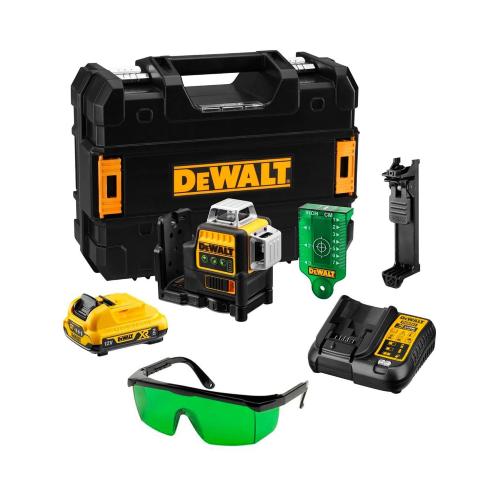 Laser Autolivellante DeWALT DCE089D1G (1 x 2,0 Ah + DCB107 + Valigetta)