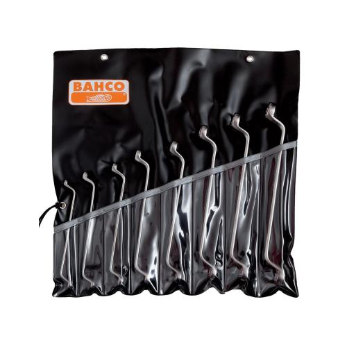 Set di 8 chiavi poligonali doppie metriche BAHCO 2M/8T