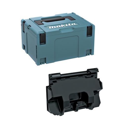 Valigetta MAKITA MAKPAC 3 + Vassoio Power Set DC18RD - 4 batterie (839205-3)