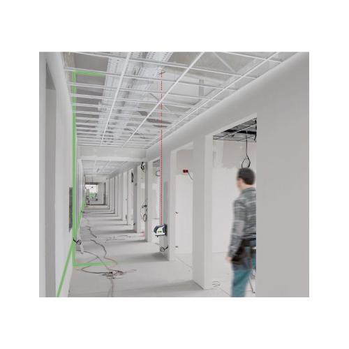 Laser a linee intersecanti verde LASERLINER 031.390A - MasterCross-Laser 2GP