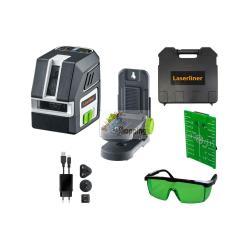 Laser a linee intersecanti verde LASERLINER 036.710A - PocketCross-Laser 2G
