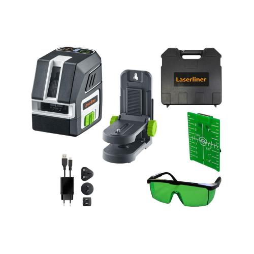 Laser a linee intersecanti verde LASERLINER 036.710A - PocketCross-Laser 2G