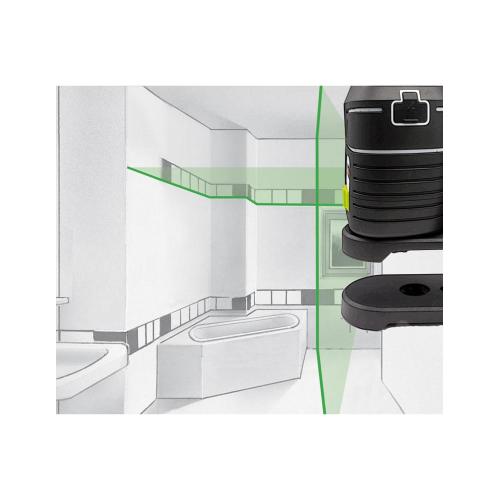 Laser a linee intersecanti verde LASERLINER 036.710A - PocketCross-Laser 2G