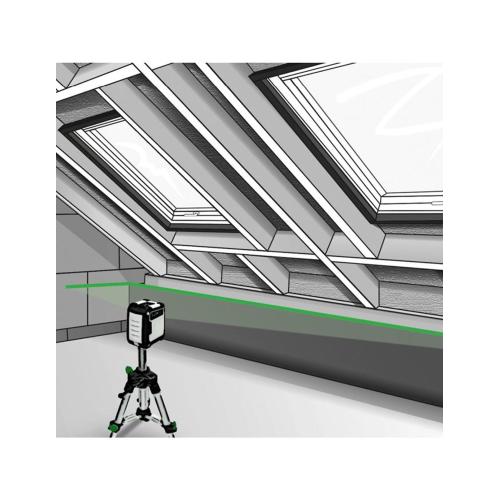 Laser a linee intersecanti verde LASERLINER 081.143A - CompactCross-Laser Pro