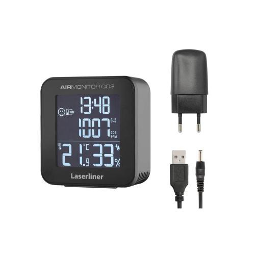 Misuratore di CO? LASERLINER 082.427A - AirMonitor CO2
