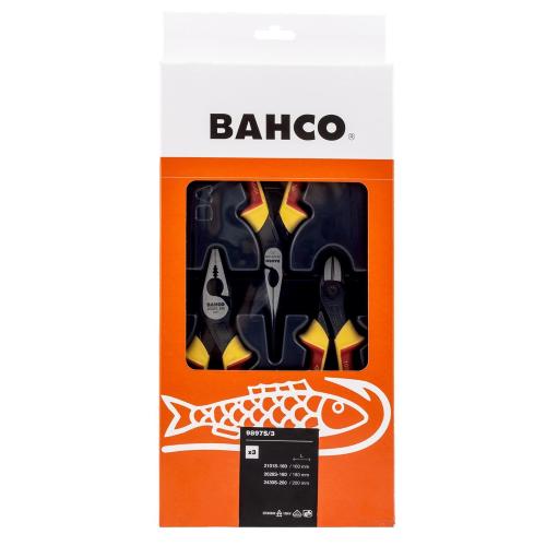 Set di 3 pinze universale isolate ERGO™ BAHCO 9897S/3