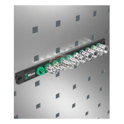 Set di 9 bussole Zyklop 3/8" WERA Nuss-Magnetleiste B 4