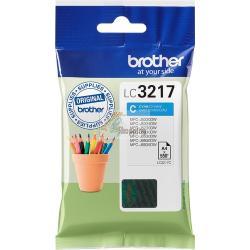 ORIGINALE Brother Cartuccia d'inchiostro ciano LC3217C LC-3217 ~550 Pagine mod.  LC3217C LC-3217 EAN 4977766762120