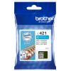 ORIGINALE Brother Cartuccia d'inchiostro ciano LC421C LC-421C ~200 Pagine mod.  LC421C LC-421C EAN 4977766810371