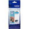 ORIGINALE Brother Cartuccia d'inchiostro ciano LC424C LC-424C ~750 Pagine mod.  LC424C LC-424C EAN 4977766810456