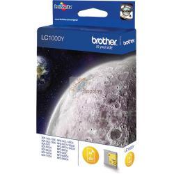 ORIGINALE Brother Cartuccia d'inchiostro giallo LC1000Y LC-1000 ~400 Pagine mod.  LC1000Y LC-1000 EAN 4977766643962