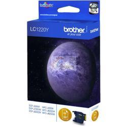 ORIGINALE Brother Cartuccia d'inchiostro giallo LC1220Y LC-1220 ~300 Pagine mod.  LC1220Y LC-1220 EAN 4977766696388